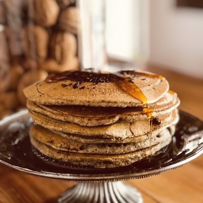 Pancakes vegan senza glutine alla vaniglia